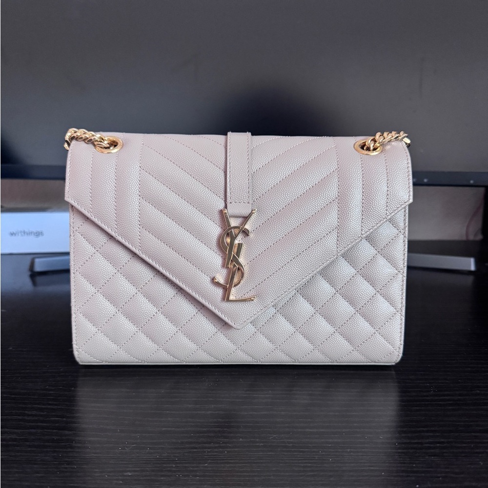 YSL Envelope bag in beige - Picture 1 of 10